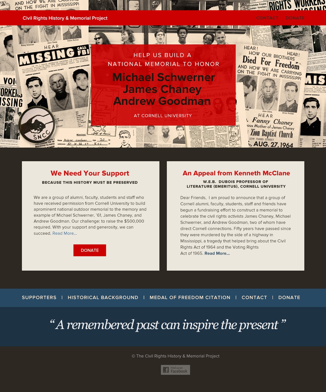 Civil Rights Memorial Project Homepage